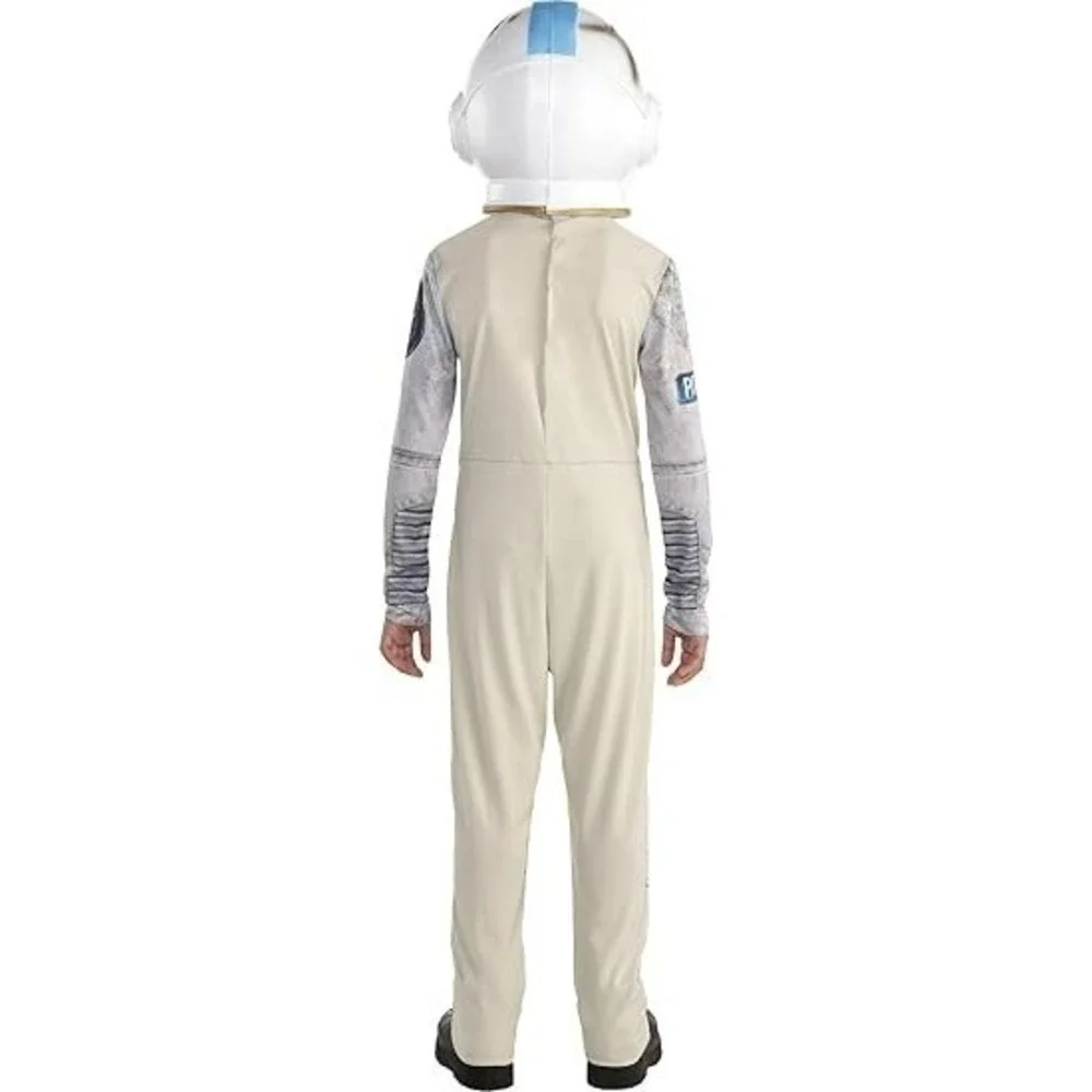 Zombie Skeleton‎ Astronaut Costume Helmet Kids Space Suit Glow in dark 3 piece - Picture 6 of 11
